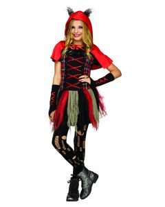 Edgy Red Riding Hood Wolf  - Tween Costume (CO115202)