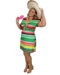Mexican Dress - Plus - Adult Costume (CO5795)