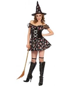 Day of the Dead Witch - Large - Adult Costume (CO5843L)