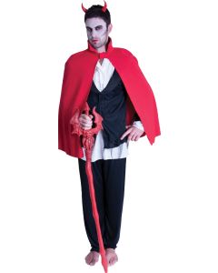 Short Devil Cape - Red (CO6783)