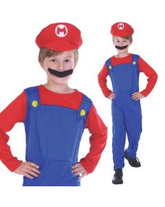 Super Plumber Dude - Child Costume (CO81353)