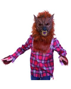 Wolf Man Mask and Shirt - Adult Costume (CO81381)