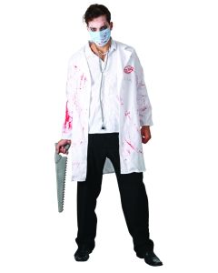Dr. Mad Lab Coat and Mask - Adult Costume (CO86495)