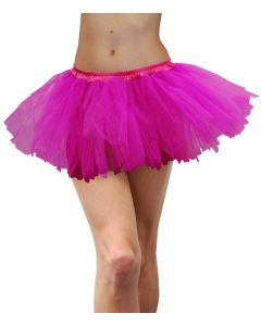Adult 80s Tulle Tutu - Fluoro Pink (CO8803FP)