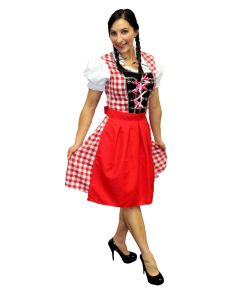 Red Oktoberfest Beer Maiden - Adult Costume (CO88163)