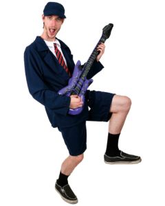 School Boy Rocker - One Size 182cm - Adult Costume (ACDC Angus Young) (CO8838)