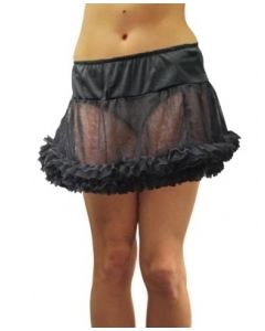 Adult Tulle Petticoat Skirt - Black (CO8851BK)