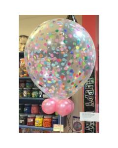 Confetti Balloon 90cm - Uninflated (Confetti Balloon 90cm) (Confetti Balloon 90cm)