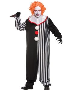 Scary Clown Adult Costume (D21070G)