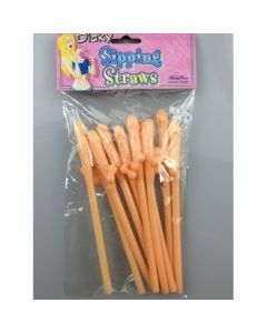 Penis Straws (Pack of 12) (DPI0217)