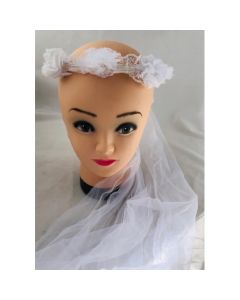Wedding Veil With Feathers (DPI0607)