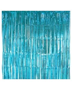 Tinsel Curtain Foil Backdrop - Blue 2m x 90cm (DPI0753_1)