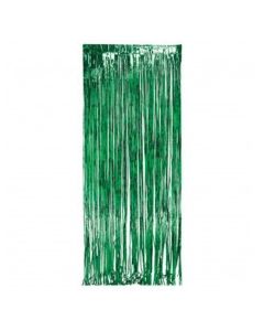 Tinsel Curtain Foil Backdrop - Green 2m x 90cm (DPI0753_6)
