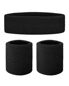 Sweatband Set - Black (DPI1299_1)
