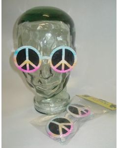 Peace Sign Glasses - Tie Dyed (DUAGLASSPS)
