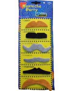 Mustache Party - 6 Pack (MOU66701) (DUAMOC6)