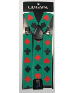 Card Suit Adult Braces / Suspenders (DUASCS)