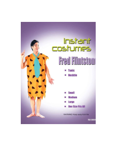 Fred Flintstone Style - One Size - Adult Costume (DUFRED)