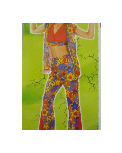 Hippie Flower Power Female - Adult Costume (DUHIPFPA)