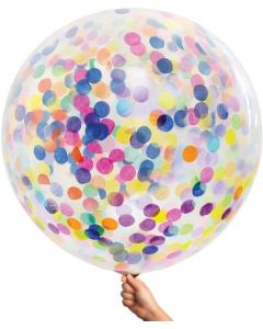 Confetti Balloon 90cm - Multicolour (E4006)