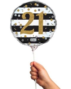 21st Birthday - 22cm Foil Balloon (E5059 )