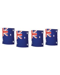 Sizetralian Flag Paper Lantern Garland (E5566)
