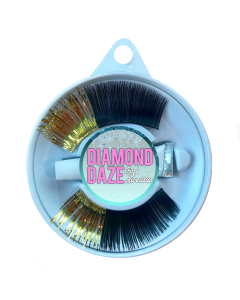 Two Tone Lashes - Black With Gold (EY1320GLD)