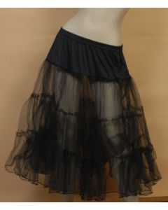 Black - Rock N Roll Petticoat (PE1)