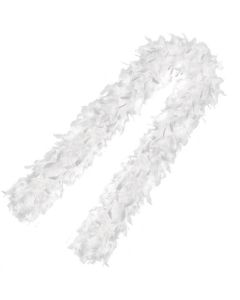Deluxe Plush Turkey Boa 1.8m - WHITE (FE922)