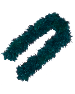 Deluxe Plush Turkey Boa 1.8m - Teal Green (FE927)