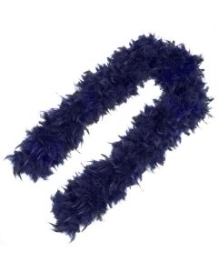 Deluxe Plush Turkey Boa 1.8m - Navy Blue (FE928)