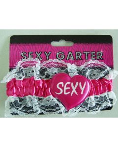 Pink Lace Wedding Sexy Garter (FNWG-Pink / PT22088)