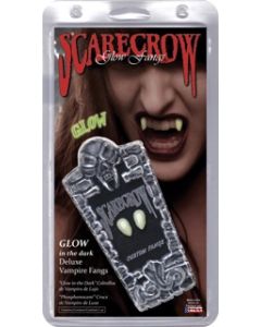Small Glassic Vampire Glow in Dark GID Fangs - By Scarecrow (GLSSK)
