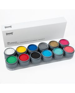 6 Colour Palette - Water Based Face Paint (GRIM-6AXL Palette)