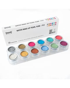 12 Colour Palette P - Water Based Face Paint (GRIM-12P Palette)