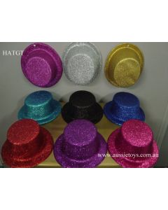 Plastic Glitter Top Hat (HATGT)