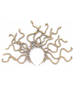 Medusa Headband - Gold Snake (HE4919)