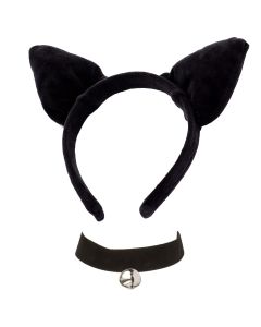 Cat Ear Headband & Collar Set (HE9922)