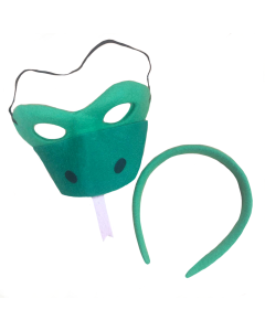 Green Snake - Animal Headband and Mask Set (HE9943)