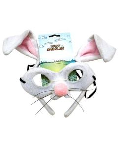 Rabbit - Animal Headband and Mask Set (HE9967)