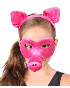 Pig - Animal Headband and Mask Set (HE9971)