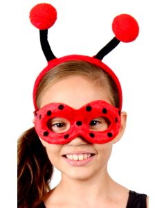 Lady Bug - Animal Headband and Mask Set (HE9982)