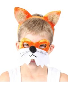 Fox - Animal Headband and Mask Set (HE9984)