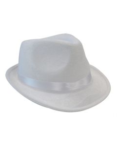 Gangster Hat - Fedora - White (HTGA3214WH)