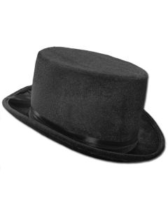 Black Top Hat - Velvet (HTTO3865BK)