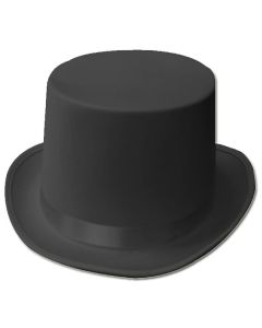 Top Hat - Black Satin (HTTO3870BK)