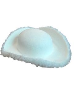 Tricorn Deluxe With Trim - White (HTTR3858W)
