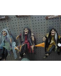 Kicking Ghost 45cm (Halloween Decoration) (HWKW45)