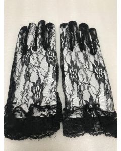 Lace Glove Black 28cm (FNGL28B)