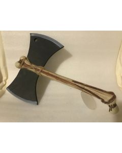 Caveman Bone Handle Double Head Axe (CB8012)